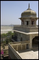 Digital photo titled shah-jahan-prison-and-taj-mahal