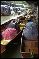 Digital photo titled floating-market-umbrellas