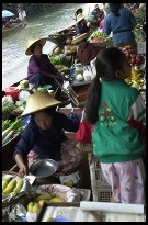 Digital photo titled floating-market-vegetable-vendors