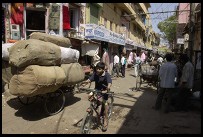 Digital photo titled bicycle-on-jaipur-side-street