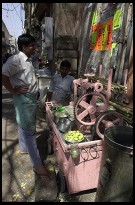 Digital photo titled lime-juice-stall-downtown-jaipur