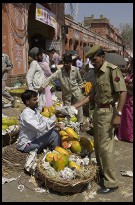 Digital photo titled policeman-buying-fruit-tripolia-bazaar