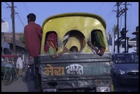Digital photo titled through-the-windshield-in-sanganer