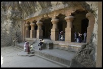 Digital photo titled elephanta-cave-second-entrance