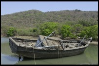 Digital photo titled elephanta-island-wooden-boat