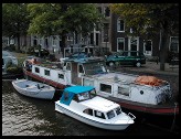 Digital photo titled amsterdam-residential-boat