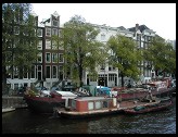 Digital photo titled amsterdam-residential-boats