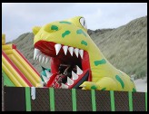 Digital photo titled inflatable-dragon-on-zeeland-beach-2