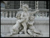 Digital photo titled three-cherubs-in-shade