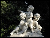 Digital photo titled three-cherubs-sunlit