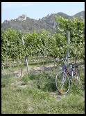 Digital photo titled bike-and-castle-ruin