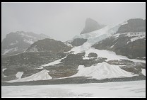 Digital photo titled columbia-icefields-mtn-side