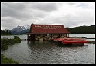 Digital photo titled maligne-lake-boat-house