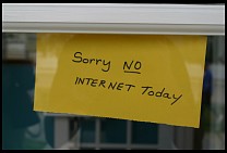 Digital photo titled sorry-no-internet-today-2