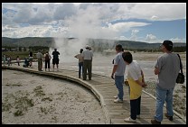 Digital photo titled geyser-spectators-3