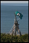 Digital photo titled peace-flag-on-beach-1