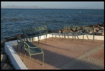 Digital photo titled loreto-seaside-benches