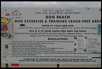 Digital photo titled san-diego-dog-beach-sign-4