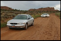 Digital photo titled cottonwood-canyon-road-stranded