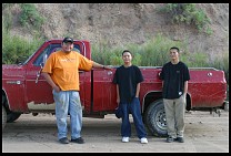 Digital photo titled pickup-crossing-navajo-1