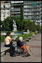 Digital photo titled recoleta-wheelchair