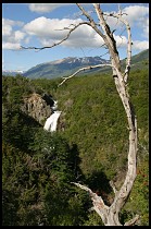 Digital photo titled siete-lagos-waterfall-2
