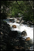 Digital photo titled stream-near-glaciar