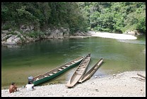 Digital photo titled canoes
