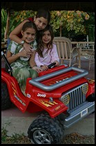Digital photo titled girls-in-mini-jeep-3