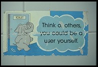 You could be a user yourself.  Men's room interior.  Singapore