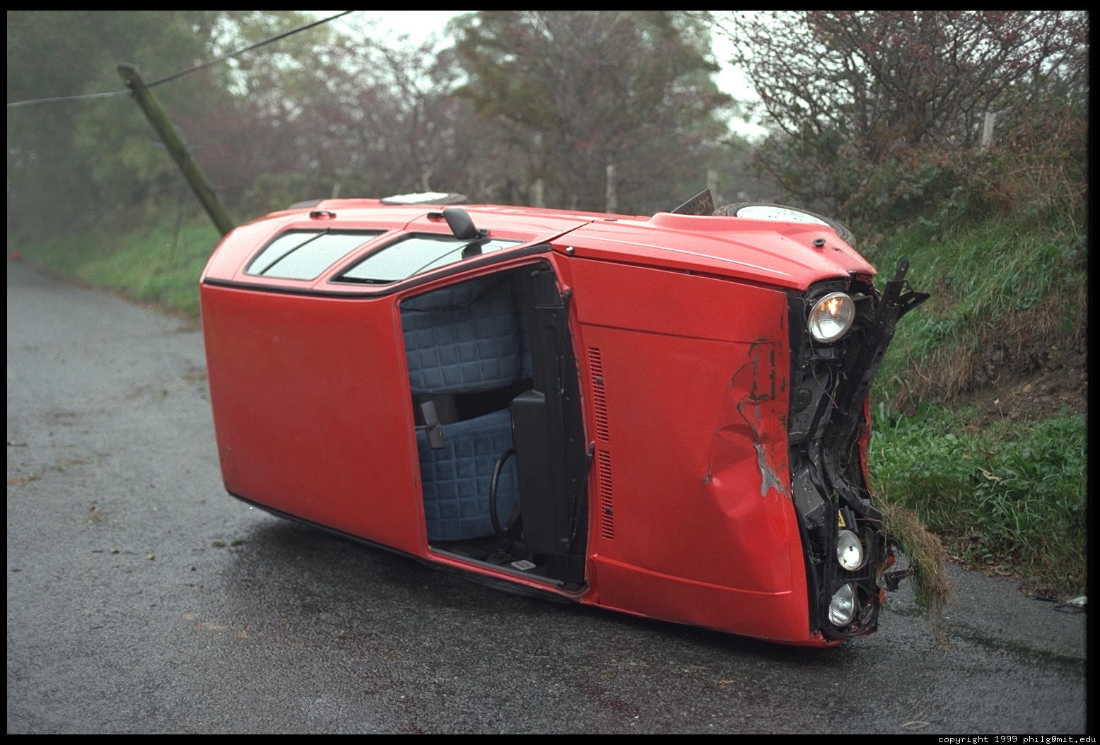 Car Overturned