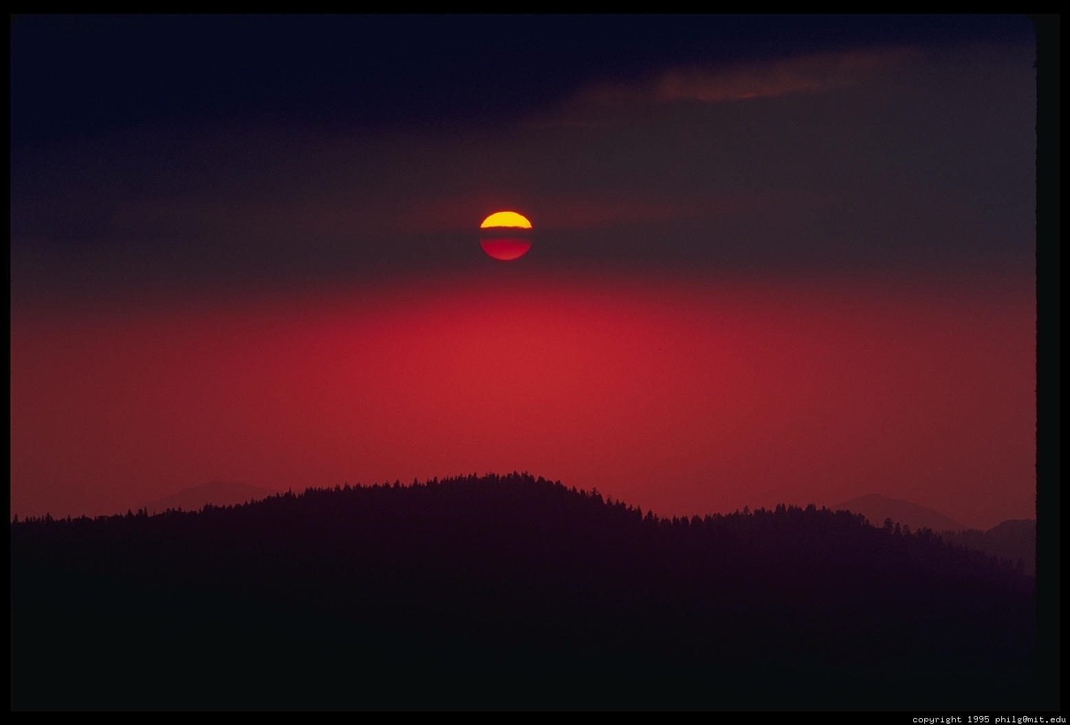 Sunset. Kings Canyon National Park, California