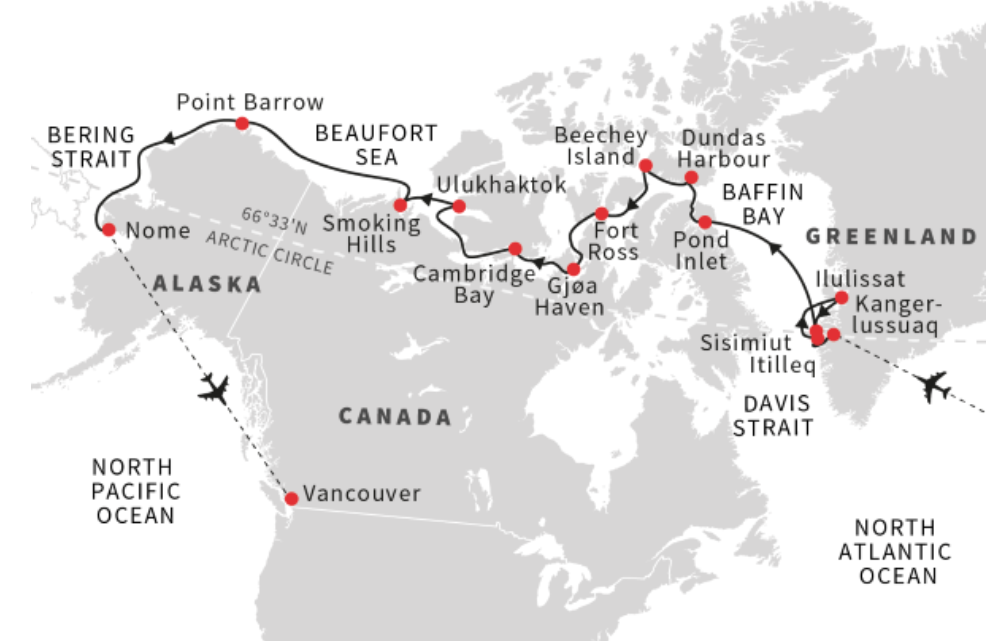 Northwest Passage cruise begins Philip Greenspun’s Weblog