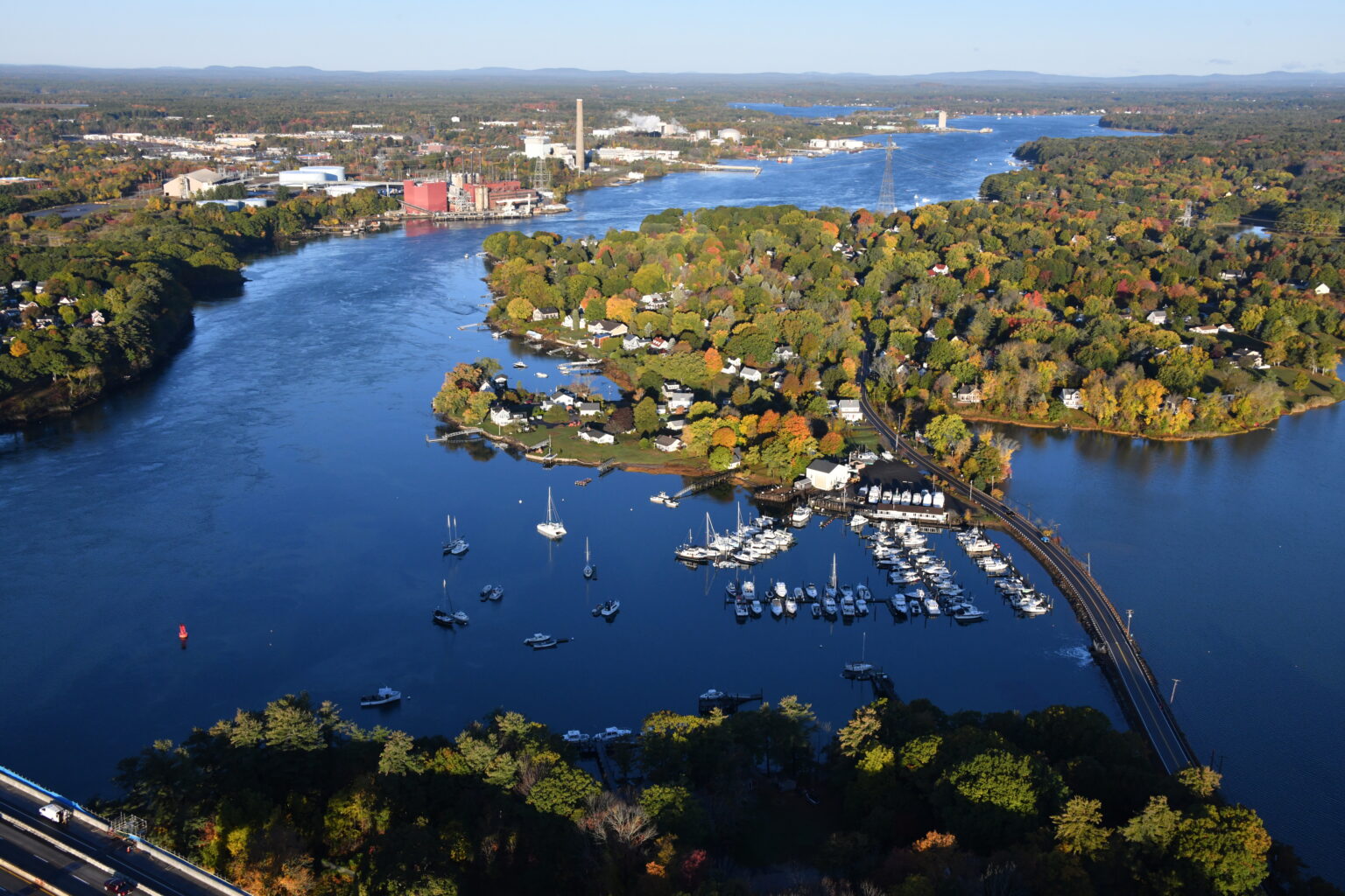 Helicopter Images Of The New Hampshire Coast In Foliage Season – Philip 