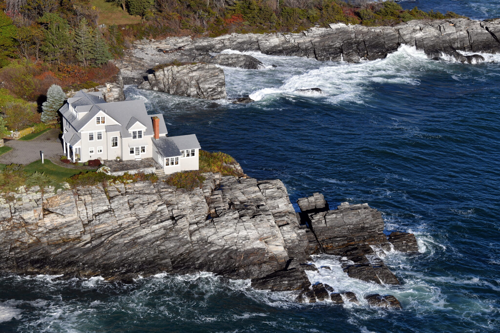 Maine coast helicopter photo series Cape Elizabeth Philip Greenspun’s log