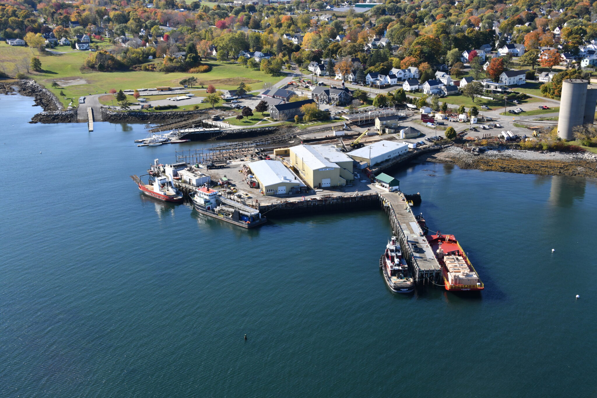 Rockland and Camden, Maine from the air Philip Greenspun’s log