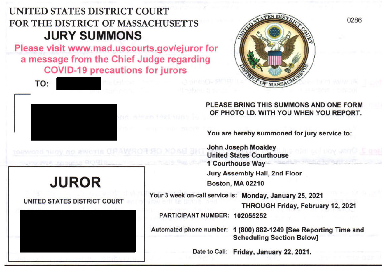 Show a Photo ID to report for jury service Philip Greenspun’s Weblog