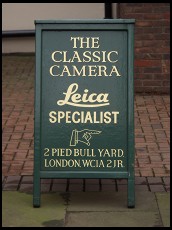 Digital photo titled the-classic-camera-sign