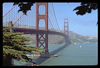 Golden Gate Bridge.  San Francisco, California.