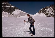 John Lamping in Switzerland (Jungfraujoch).  1983.