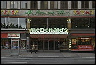 A McDonald's in Stockholm