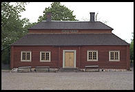 A building in Skansen in Stockholm