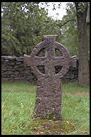 A headstone in Skansen in Stockholm