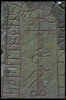 A rune stone Skansen in Stockholm