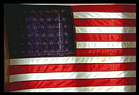 Flag.  Fort Ontario.  Oswego, New York.