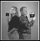 Professor Hal Abelson and daughter Amanda, taken for the back cover of the book they wrote together on the LOGO computer language