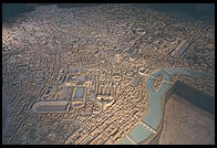 A model of Ancient Rome at the time of Constantine in the Museo della Civilta Romana (Museum of Roman culture) in EUR