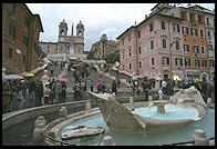 The Fontana della Barcaccia (