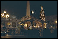 The Creche outside St. Peter's during Christmas 1995