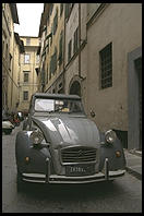 A Citroen in a Florence side street